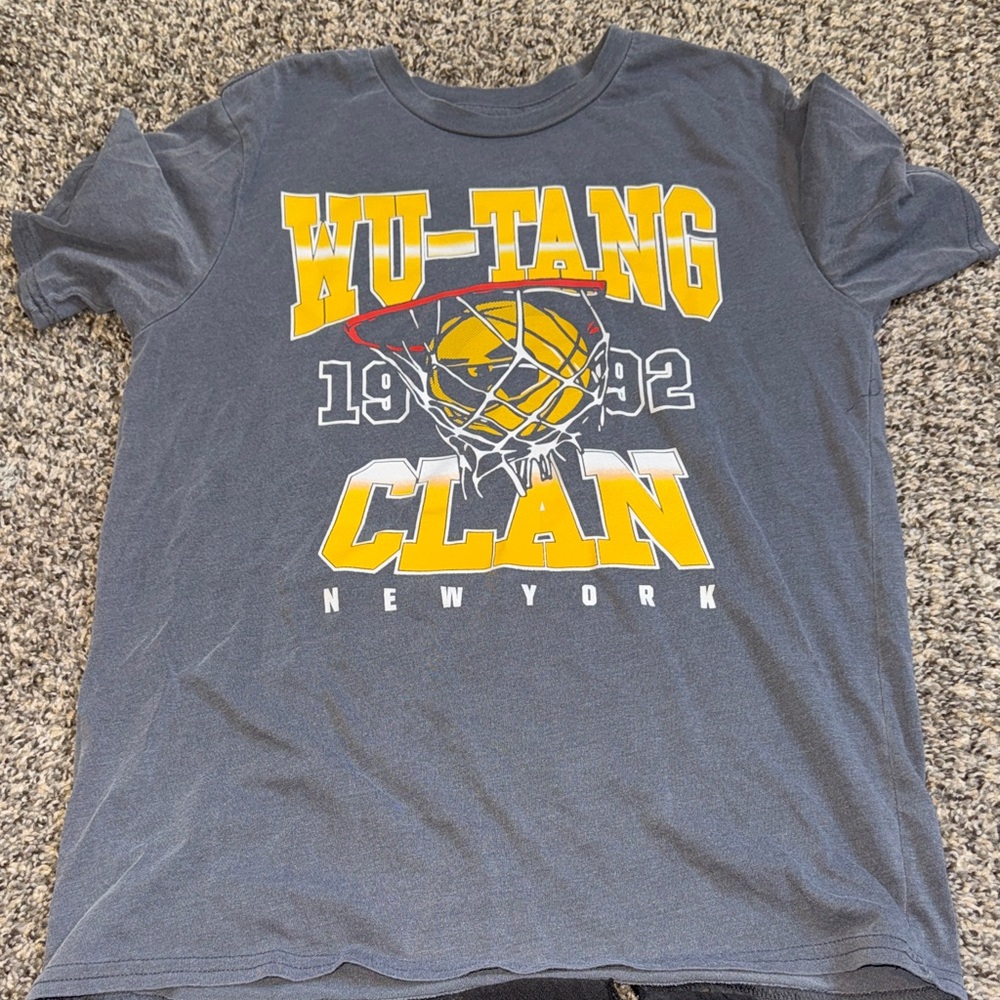 Gray Wu-Tang Clan Graphic T-Shirt